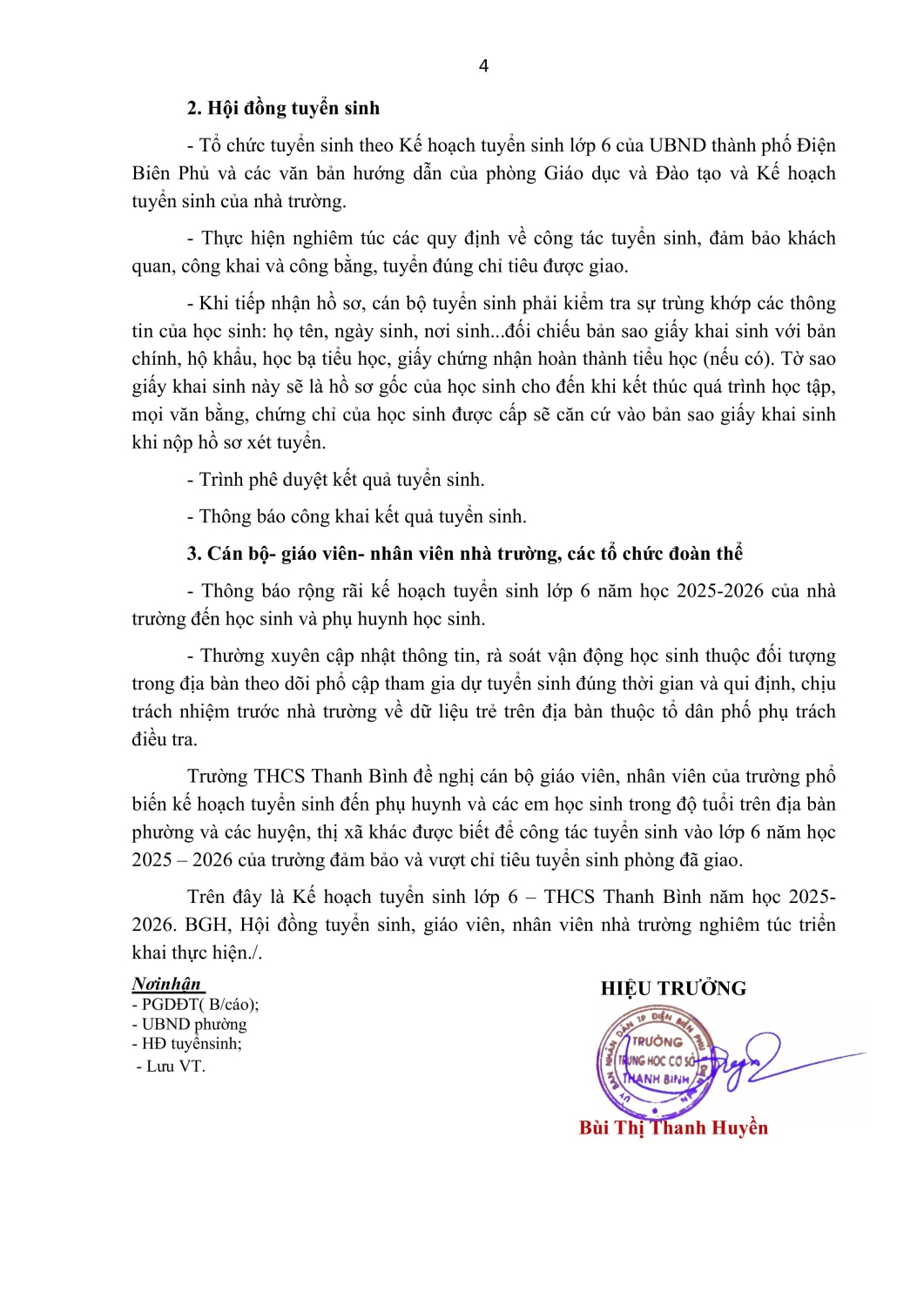 KH tuyển sinh 2025 2026 hình ảnh 3